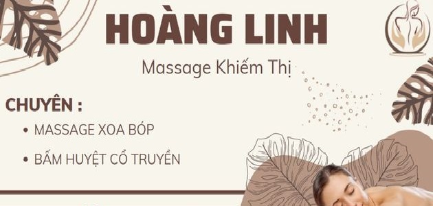 Massage người mù Hoàng Linh | Nguồn ảnh: Internet